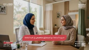 ضرورة المتابعة مع استشاري متخصص في فترة النقاهة