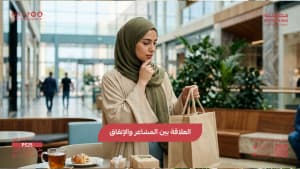 العلاقة بين المشاعر والإنفاق