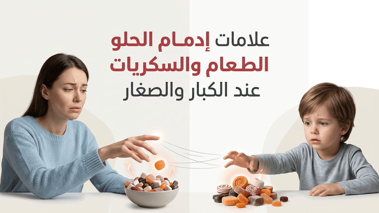 علامات إدمان الطعام الحلو والسكريات عند الكبار والصغار