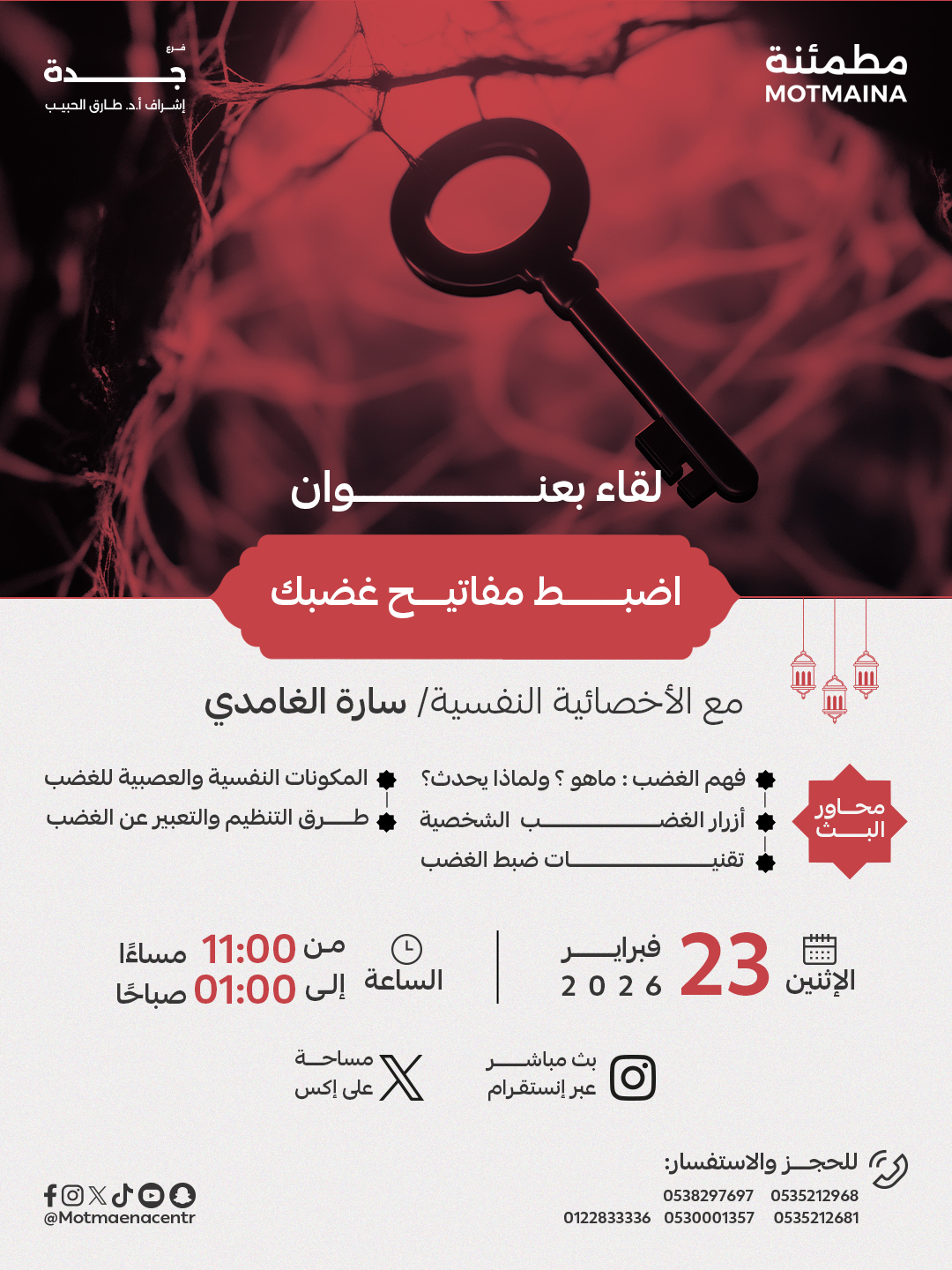 اضبط مفاتيح غضبك