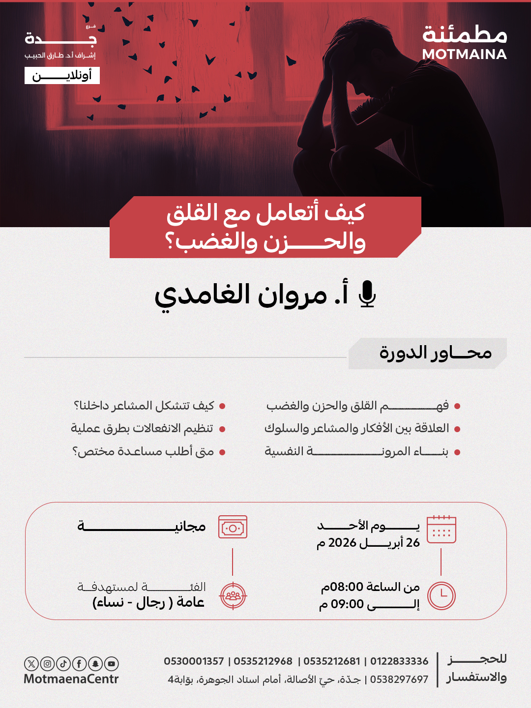 كيف أتعامل مع القلق والحزن والغضب؟