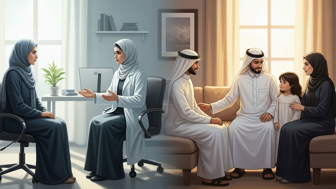 الفرق بين العلاج النفسي الفردي والعلاج الأسري