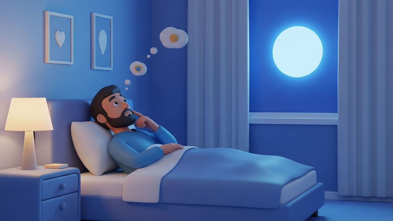 التعامل مع التفكير قبل النوم