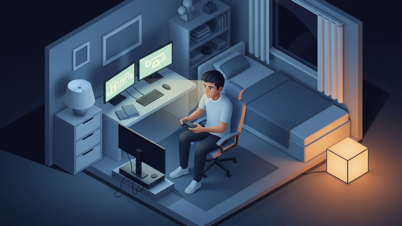 التأثير النفسي للألعاب الإلكترونية على الشباب