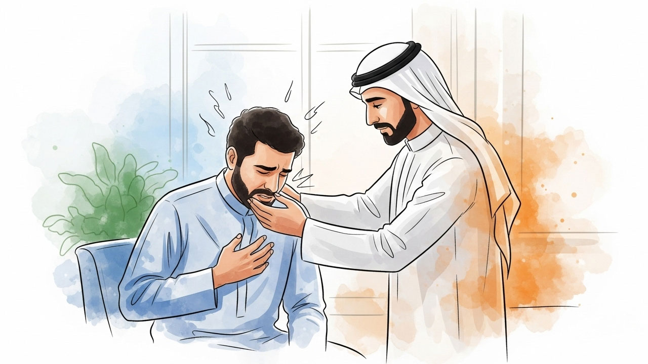 كيف أتعامل مع شخص يعاني من نوبة هلع أمامي؟