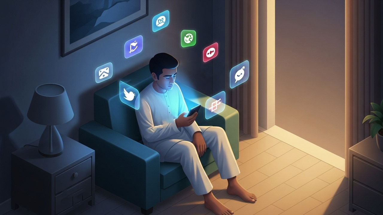 تأثير وسائل التواصل الاجتماعي على الصحة النفسية