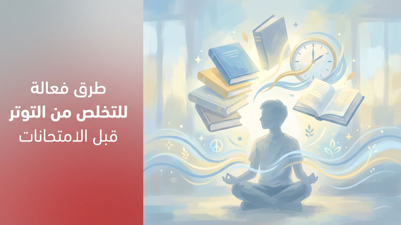طرق فعالة للتخلص من التوتر قبل الامتحانات