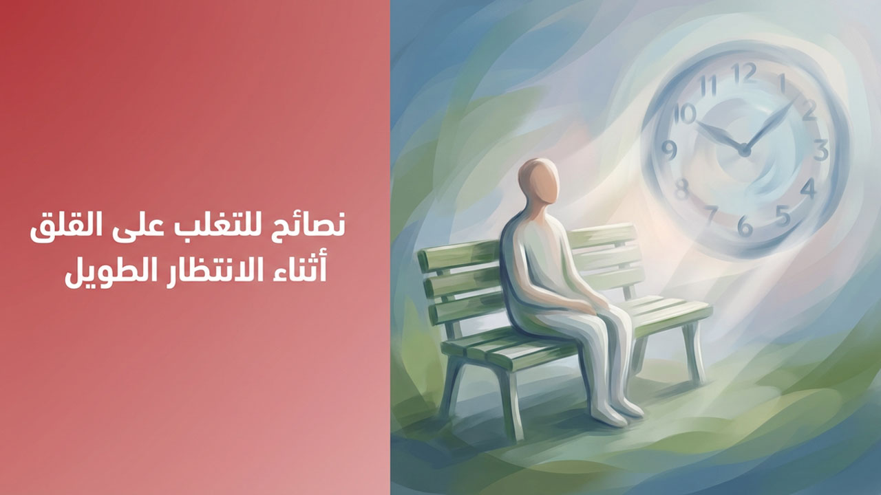 نصائح للتغلب على القلق أثناء الانتظار الطويل