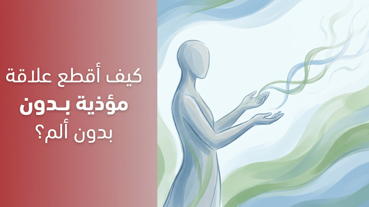 كيف أقطع علاقة مؤذية بدون ألم؟