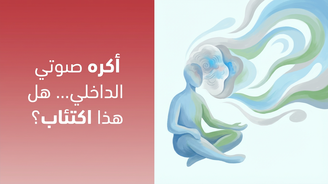 أكره صوتي الداخلي… هل هذا اكتئاب؟