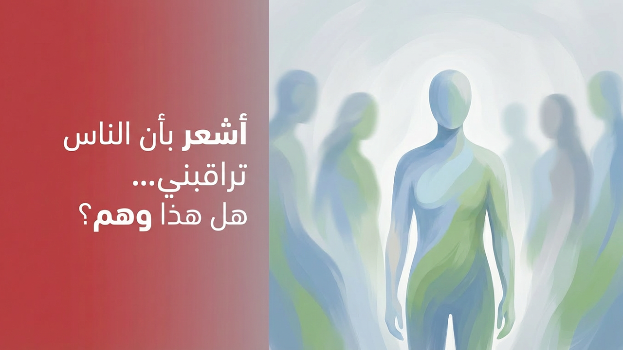 أشعر بأن الناس تراقبني… هل هذا وهم؟