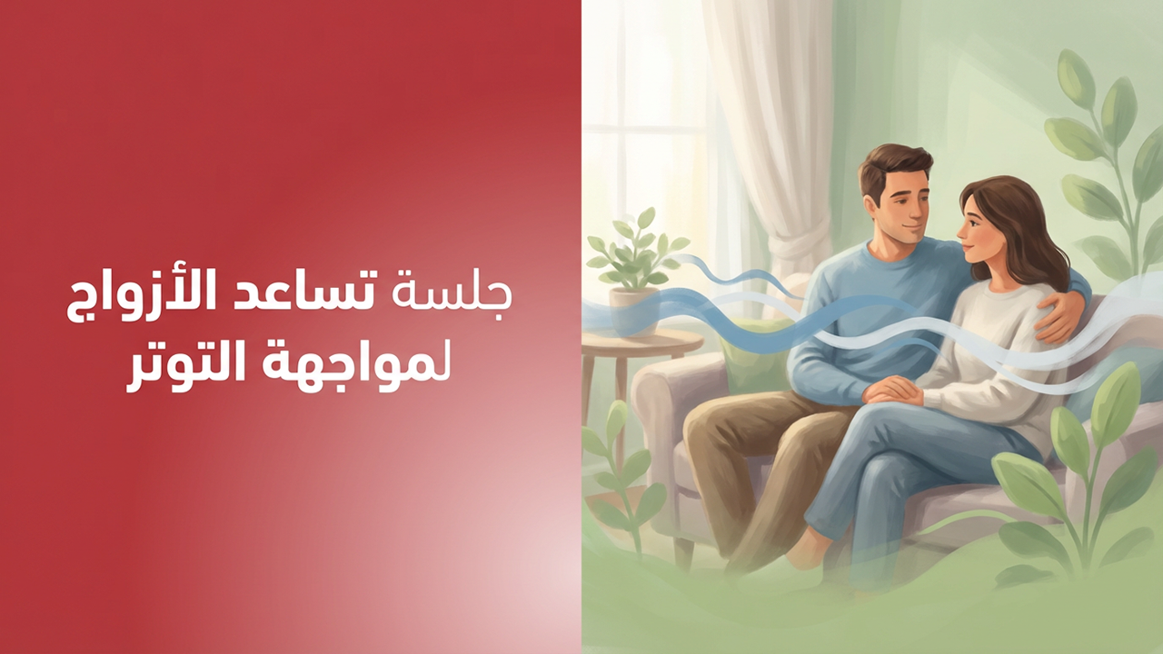 جلسة تساعد الأزواج لمواجهة التوتر