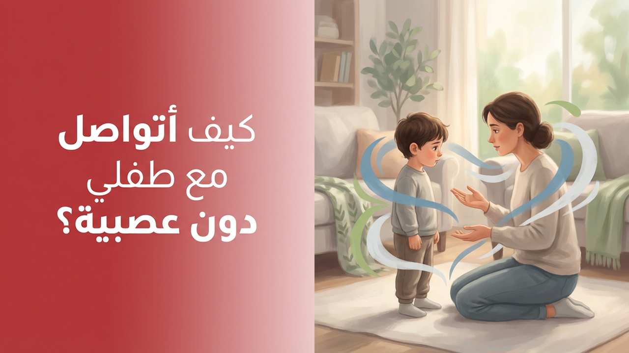 كيف أتواصل مع طفلي دون عصبية؟