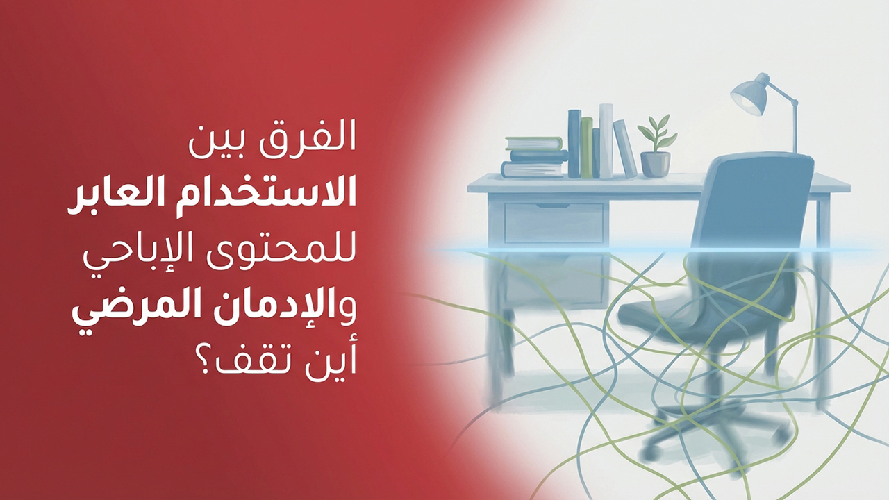 الفرق بين الاستخدام العابر للمحتوى الإباحي والإدمان المرضي  أين تقف؟