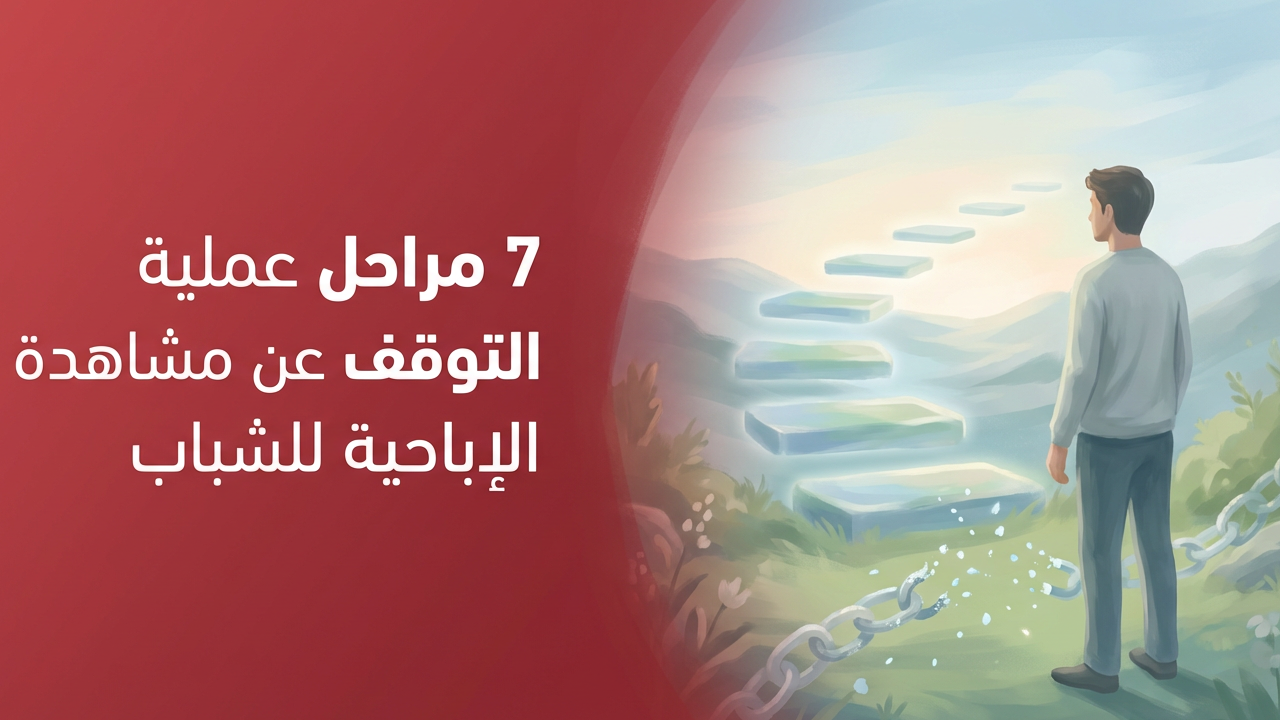  7 مراحل عماية للتوقف عن مشاهدة الإباحية للشباب