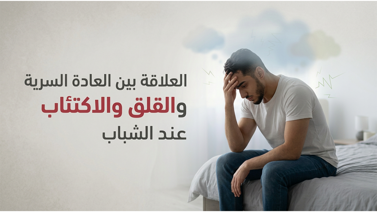 العلاقة بين العادة السرية والقلق والاكتئاب عند الشباب