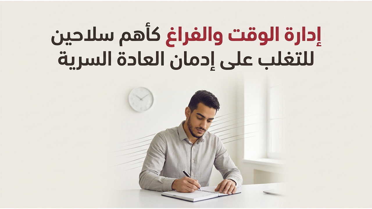 إدارة الوقت والفراغ كأهم سلاحين للتغلب على إدمان العادة السرية