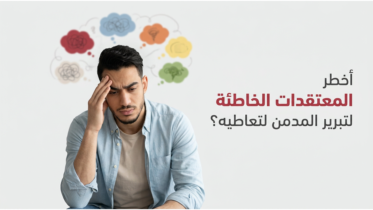 أخطر المعتقدات الخاطئة لتبرير المدمن لتعاطيه؟