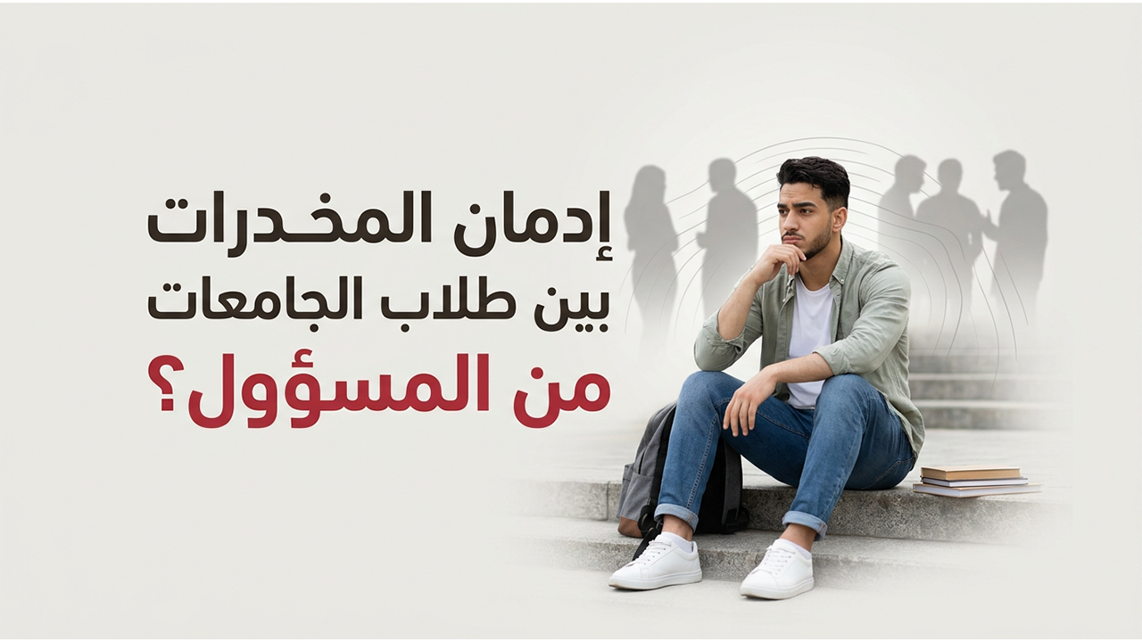 إدمان المخدرات بين طلاب الجامعات  من المسؤول؟