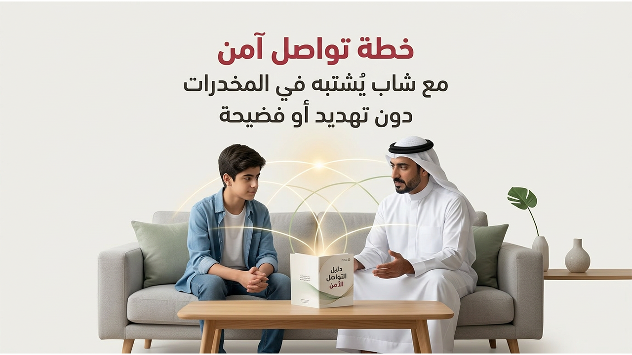 خطة تواصل آمن مع شاب يُشتبه في تعاطيه المخدرات دون تهديد أو فضيحة