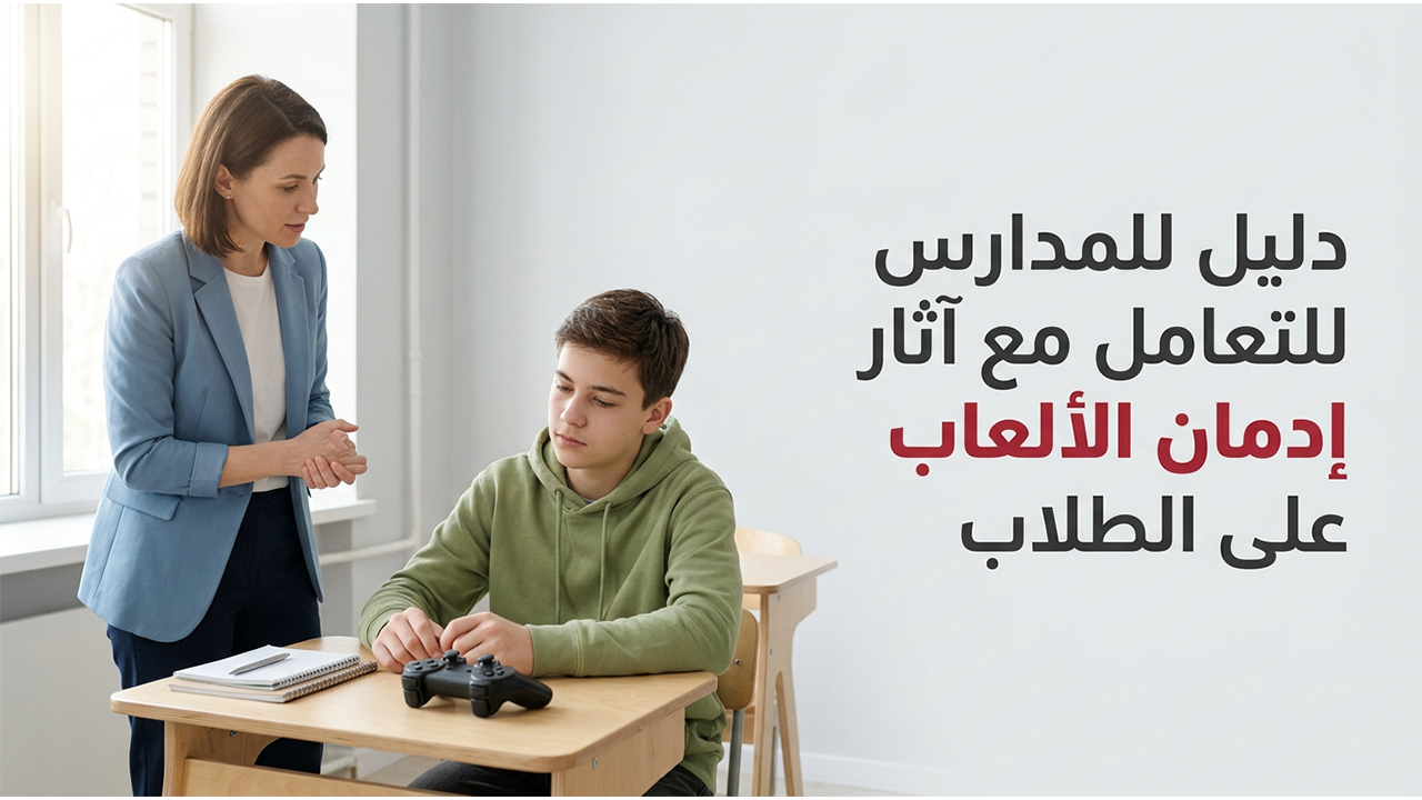 دليل للمدارس للتعامل مع آثار إدمان الألعاب على الطلاب