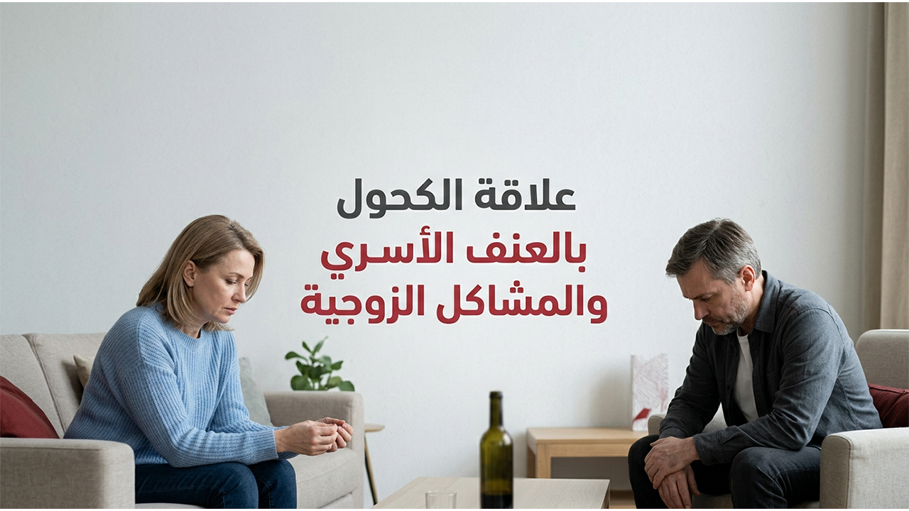 علاقة الكحول بالعنف الأسري والمشاكل الزوجية