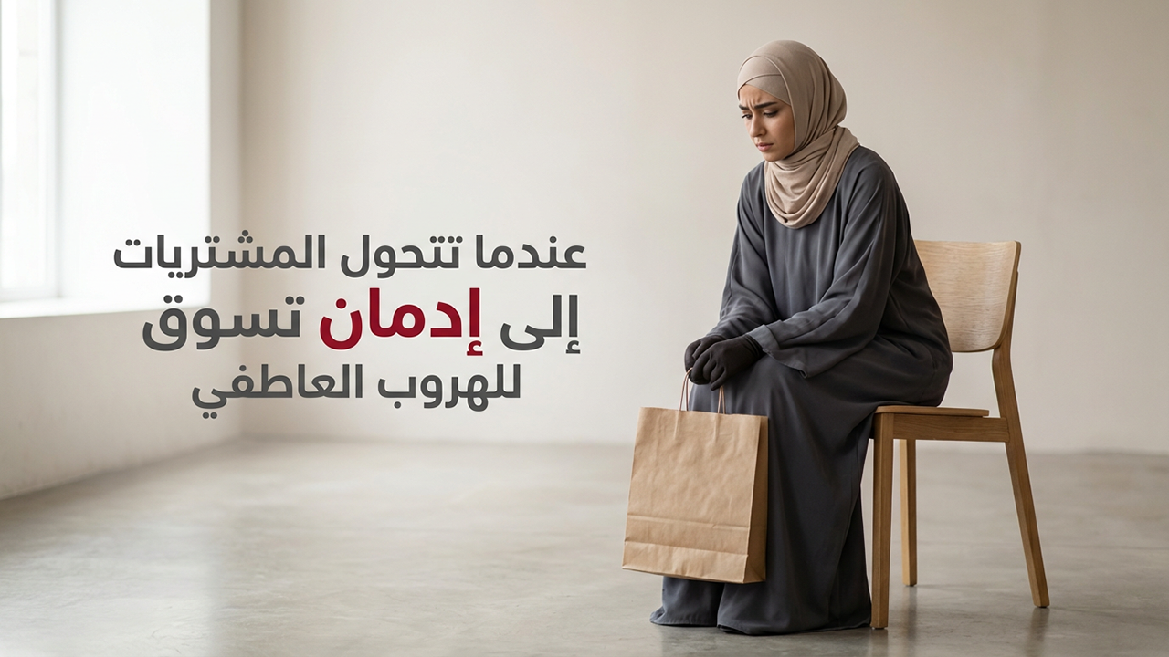عندما تتحول المشتريات إلى إدمان تسوق للهروب العاطفي