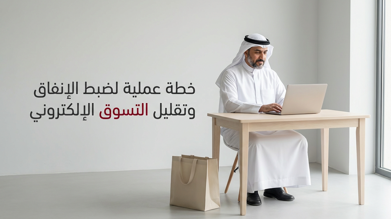 خطة عملية لضبط الإنفاق وتقليل التسوق الإلكتروني