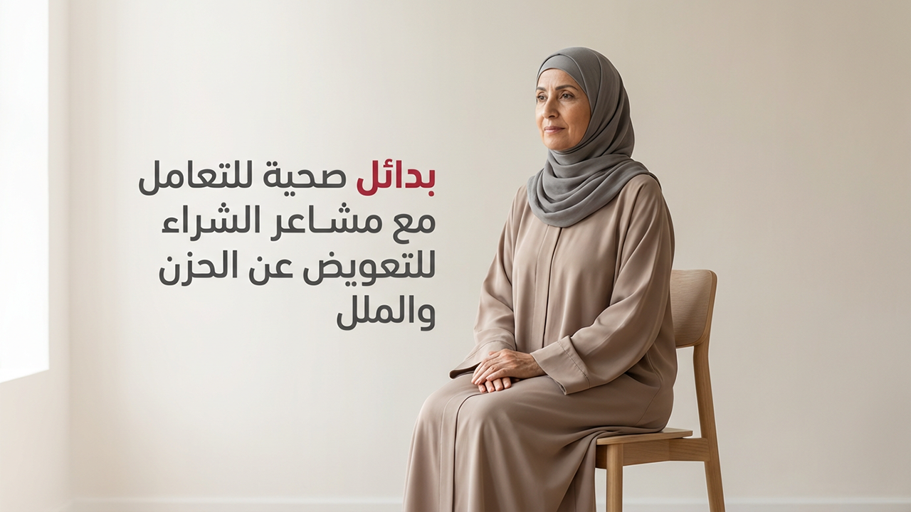 بدائل صحية للتعامل مع مشاعر الشراء للتعويض عن الحزن والملل