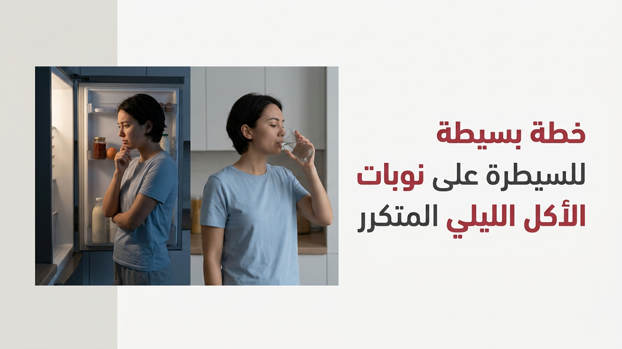 خطة بسيطة للسيطرة على نوبات الأكل الليلي المتكرر