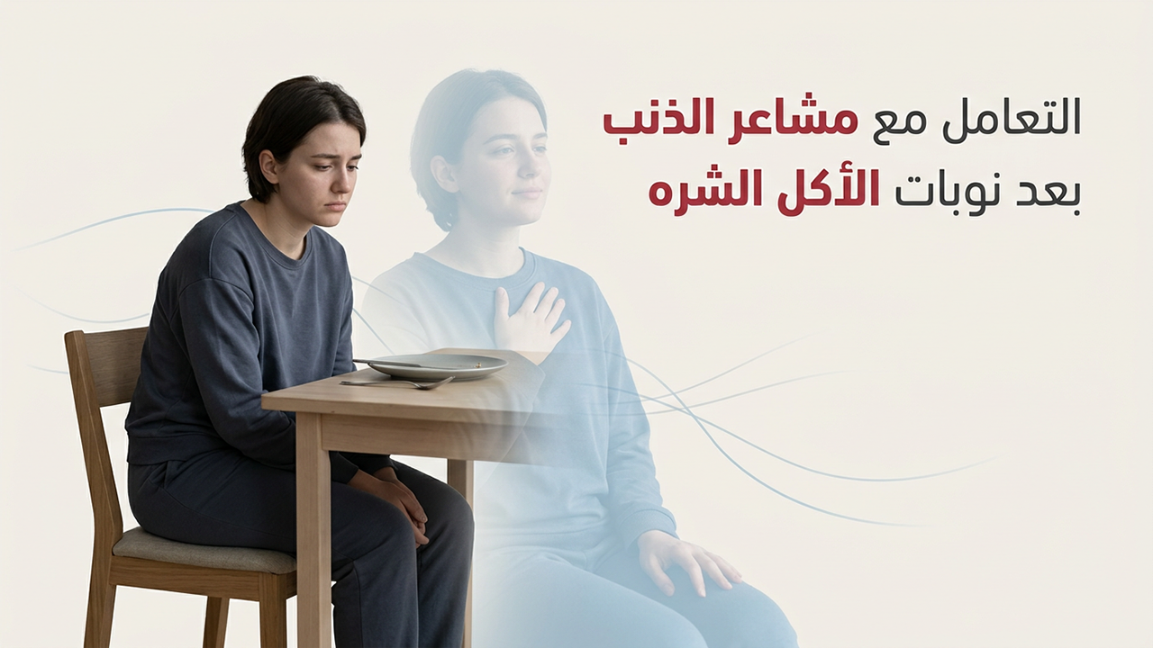 التعامل مع مشاعر الذنب بعد نوبات الأكل الشره
