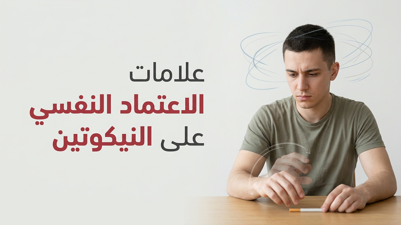 علامات الاعتماد النفسي على النيكوتين