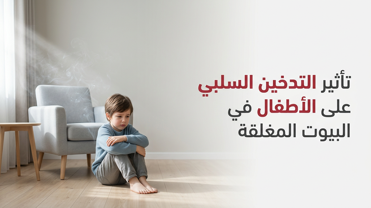 تأثير التدخين السلبي على الأطفال في البيوت المغلقة