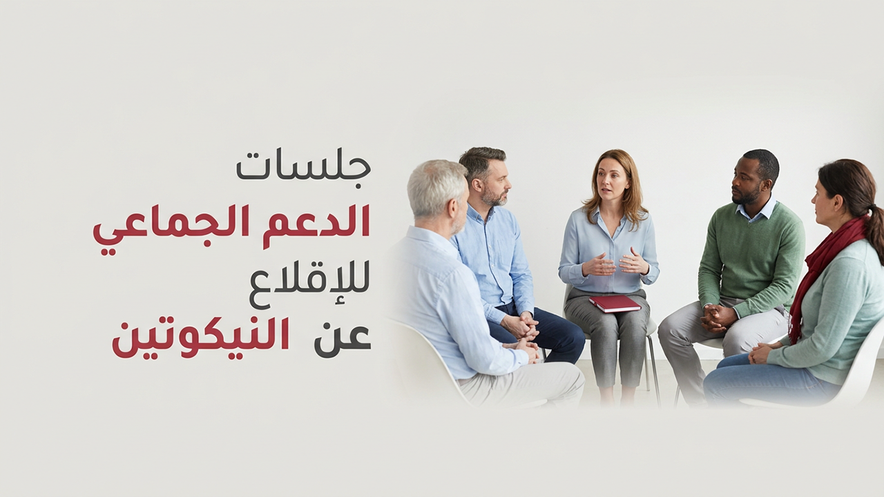 جلسات الدعم الجماعي للإقلاع عن النيكوتين