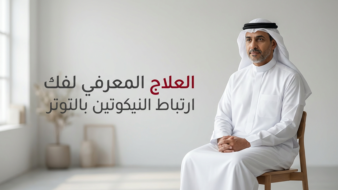 العلاج المعرفي لفك ارتباط النيكوتين بالتوتر